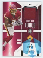 Dyami Brown 2021 Panini Absolute Rookie Force RC #RF-DBR Jersey Washington